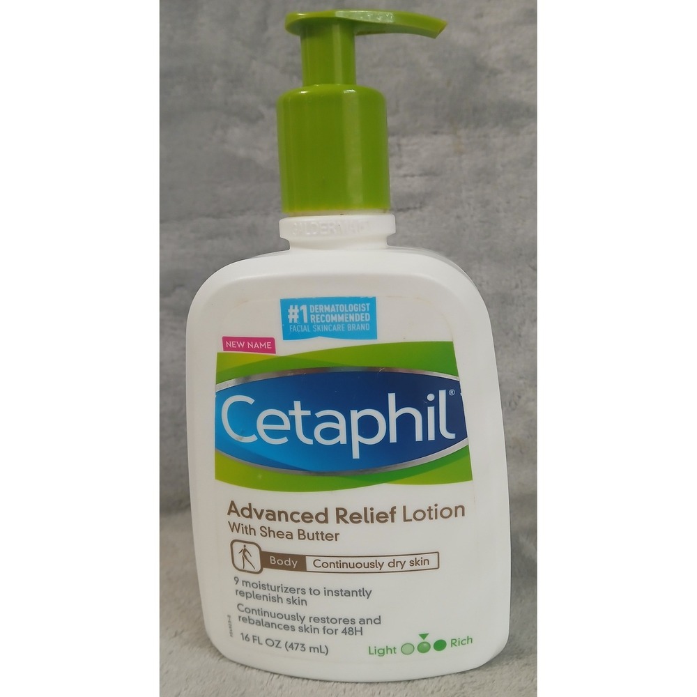 Cetaphil Advanced Relief Lotion with Shea Butter 16oz for Dry Sensitive Skin